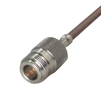 21_N-50-3-12/133_NE RF COAX CONN, N JACK, 50 OHM, CABLE HUBER+SUHNER