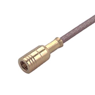 11_SMB-50-2-40/111_NE RF COAX CONN, SMB PLUG, 50 OHM, CABLE HUBER+SUHNER