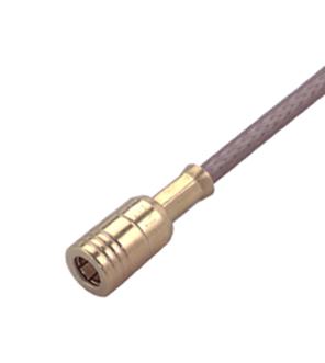 11_SMB-50-2-41/111_NE RF COAX CONN, SMB PLUG, 50 OHM, CABLE HUBER+SUHNER