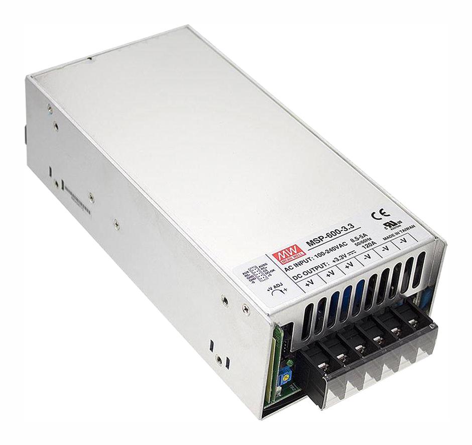 MSP-600-15 POWER SUPPLY, AC-DC, 15V, 43A MEAN WELL