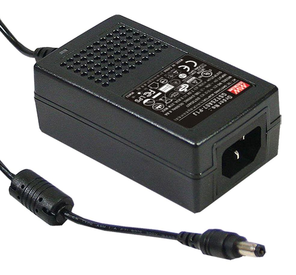 GST25A18-P1J ADAPTER, AC-DC, 18V, 1.38A MEAN WELL
