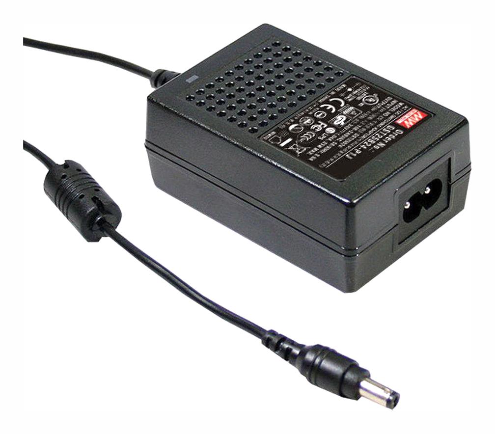 GST25E09-P1J ADAPTER, AC-DC, 9V, 2.55A MEAN WELL
