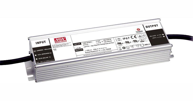 HLG-240H-20 LED DRIVER, CONSTANT CURRENT/VOLT, 240W MEAN WELL
