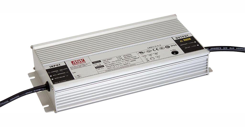 HLG-480H-C2100A LED DRIVER, CONSTANT CURRENT, 481W MEAN WELL