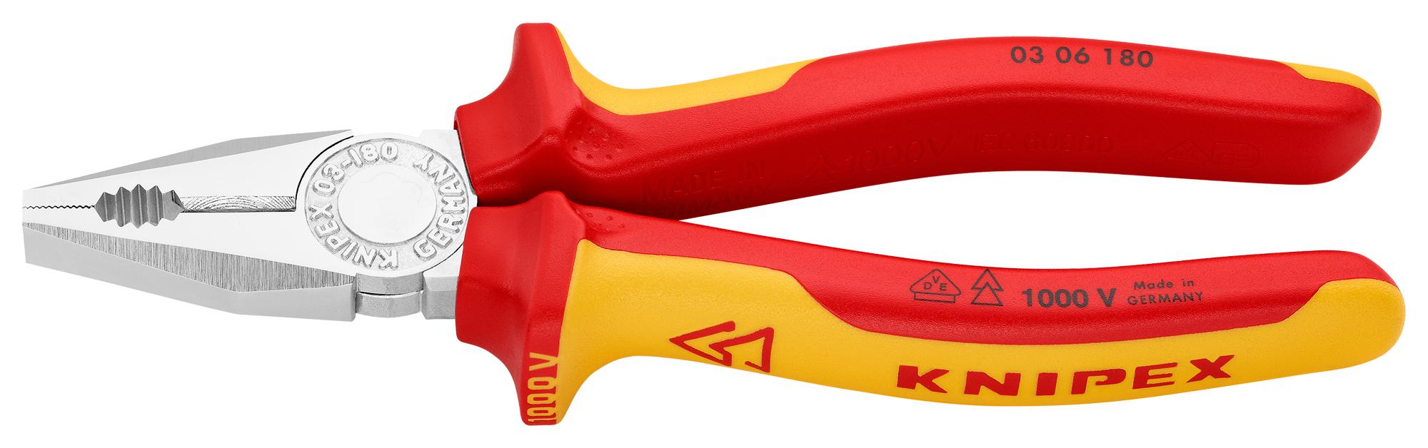03 06 180 COMBINATION PLIER KNIPEX