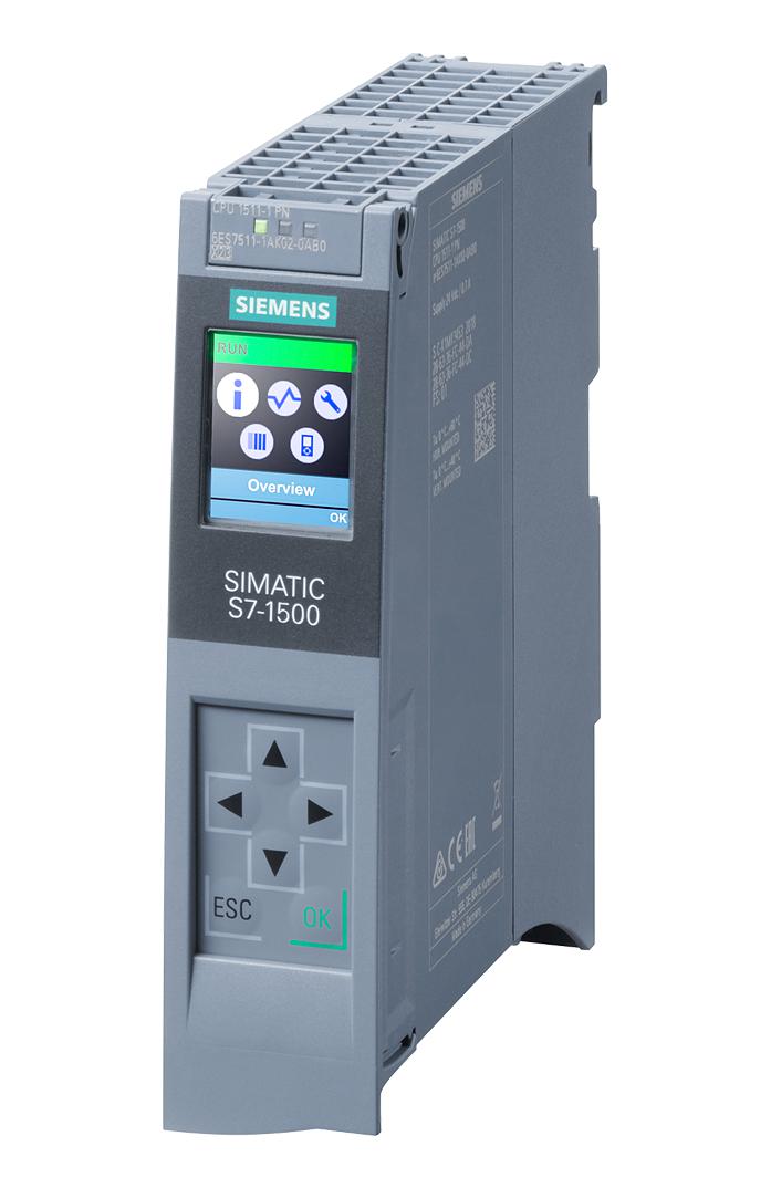 6ES7511-1AK02-0AB0 PLC PROGRAMMER, 2 X RJ45 INTERFACE, 24V SIEMENS