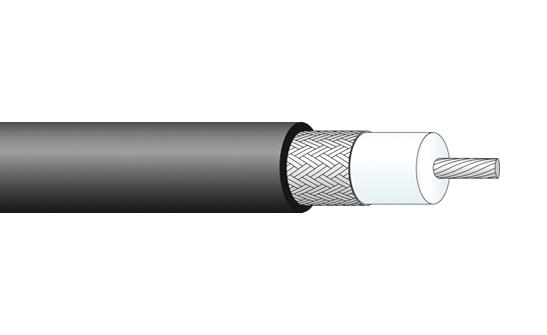 22610095 COAX CABLE WIRE, 4.95MM, 50 OHM, 1M HUBER+SUHNER