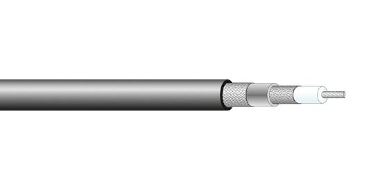 22510149 COAX CABLE WIRE, 7.3MM, 50 OHM, 1M HUBER+SUHNER
