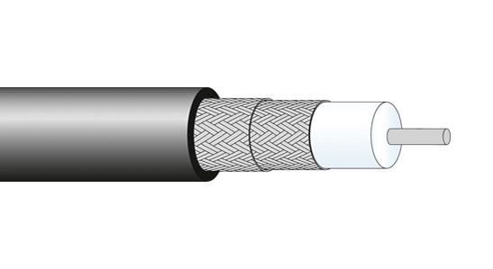 85023684 COAX CABLE WIRE, 5.34MM, 50 OHM, 1M HUBER+SUHNER