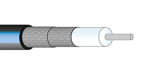 22512168 COAX CABLE WIRE, 5MM, 50 OHM, 1M HUBER+SUHNER