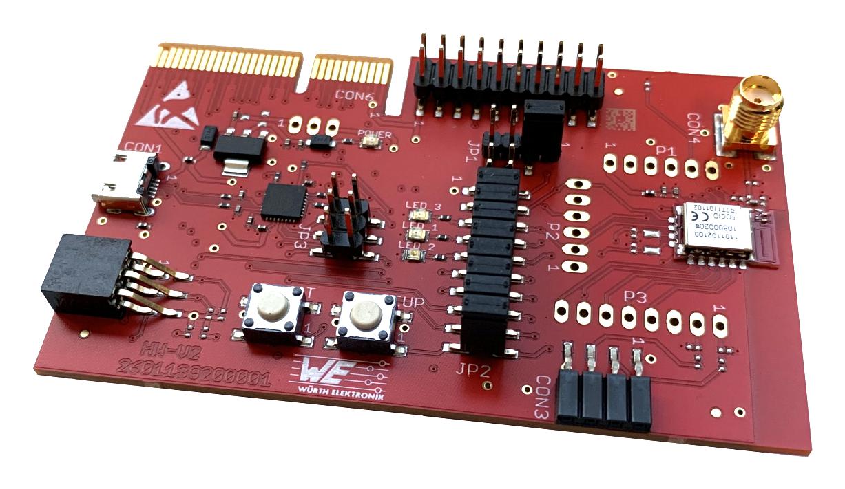 2611019021001 EVALUATION BOARD, RF TRANSCEIVER WURTH ELEKTRONIK