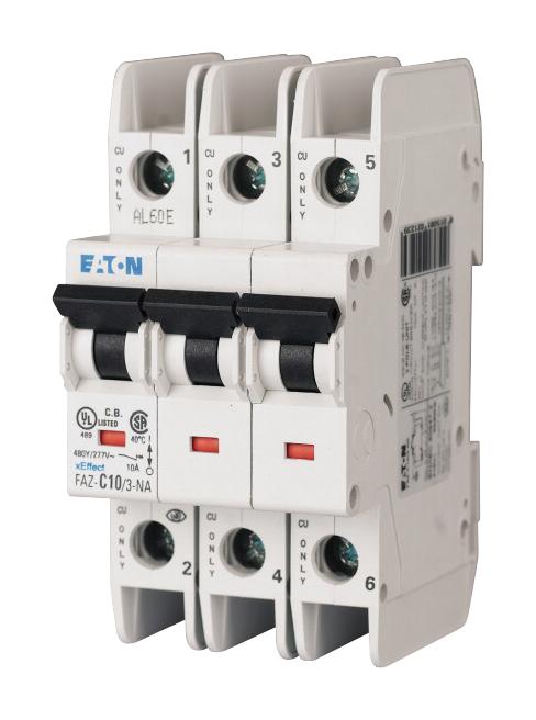 FAZ-D32/3-NA MCB, 32A, D-TYPE, TP, UL489 EATON MOELLER