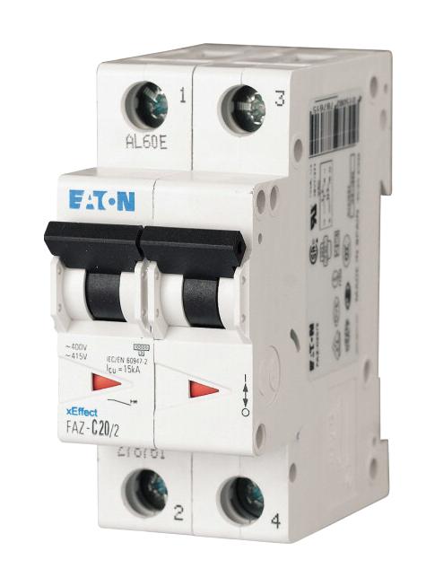 FAZ-D5/2 MINIATURE CIRCUIT BREAKER (MCB) EATON MOELLER