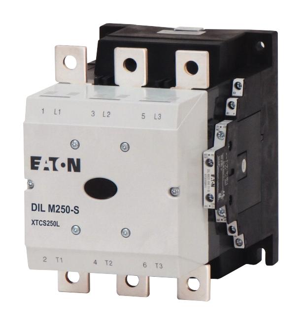 DILM250-S/22(110-120V50/60HZ) CONTACTOR, 3-P+2N/O 2N/C, 132KW EATON MOELLER