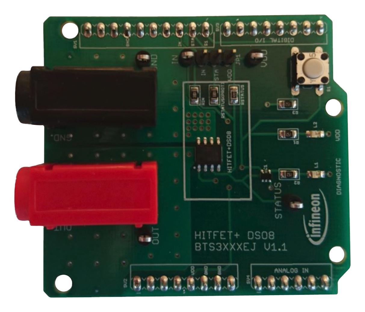 BTS3050EJDEMOBOARDTOBO1 DEMO BOARD, LOW SIDE POWER SWITCH INFINEON