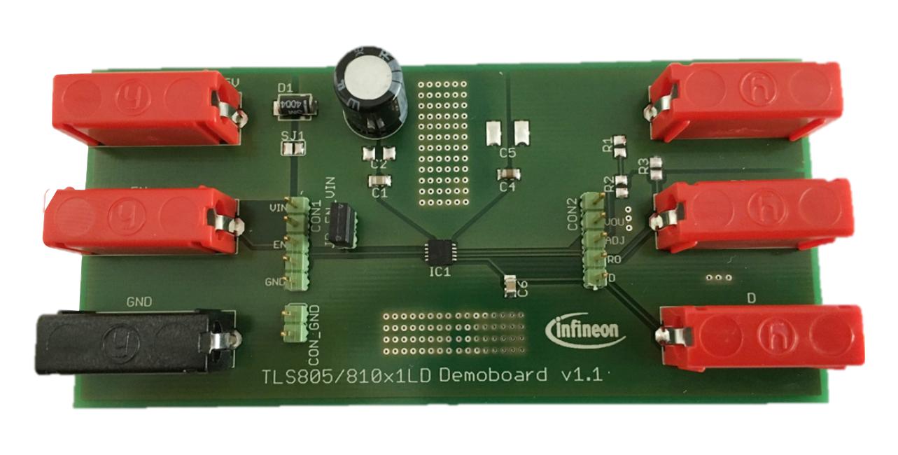 TLS805B1LDV50BOARDTOBO1 DEMO BOARD, LOW DROPOUT LINEAR REGULATOR INFINEON
