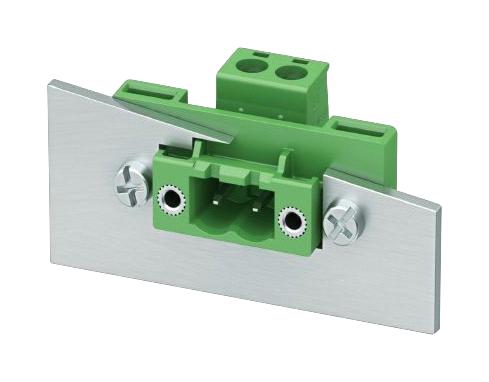 DFK-MSTB 2,5/ 2-STF-5,08-LR TB, FEED-THRU PLUG, 2POS, PANEL PHOENIX CONTACT