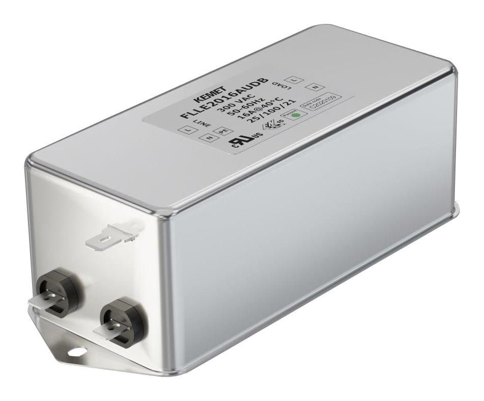 FLLE2013AUMB POWER LINE FILTER, MEDICAL, 13A, 300V KEMET