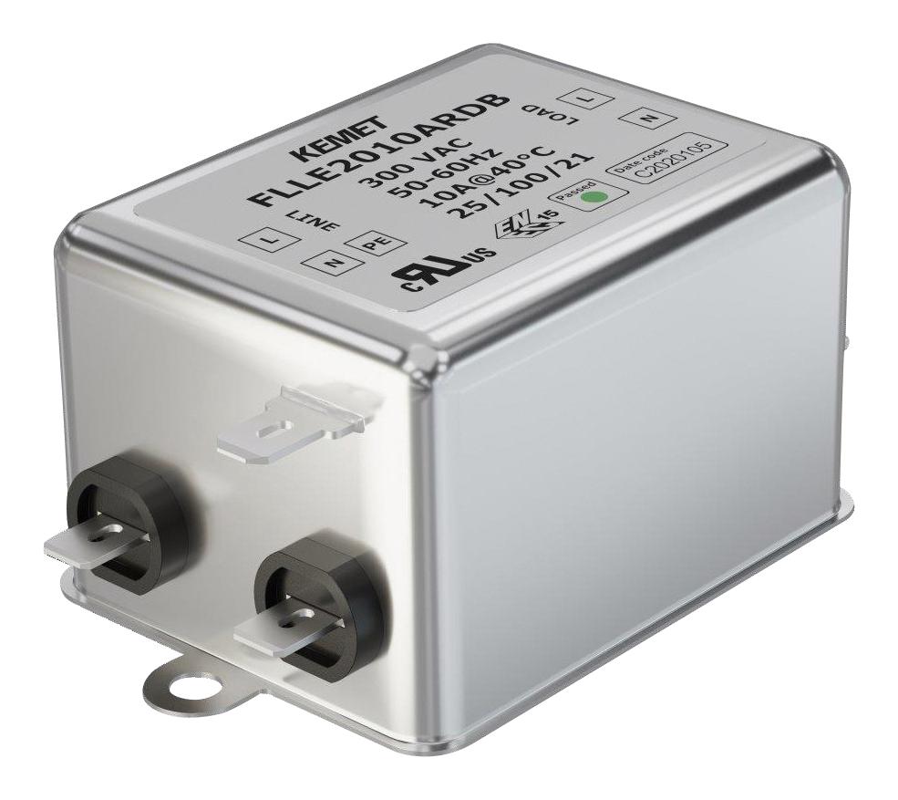 FLLE2003AUDB POWER LINE FILTER, STANDARD, 3A, 300V KEMET