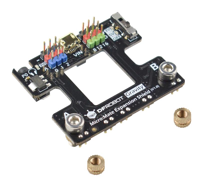 DFR0518 MICRO MATE GRAVITY EXP BOARD, MICRO:BIT DFROBOT