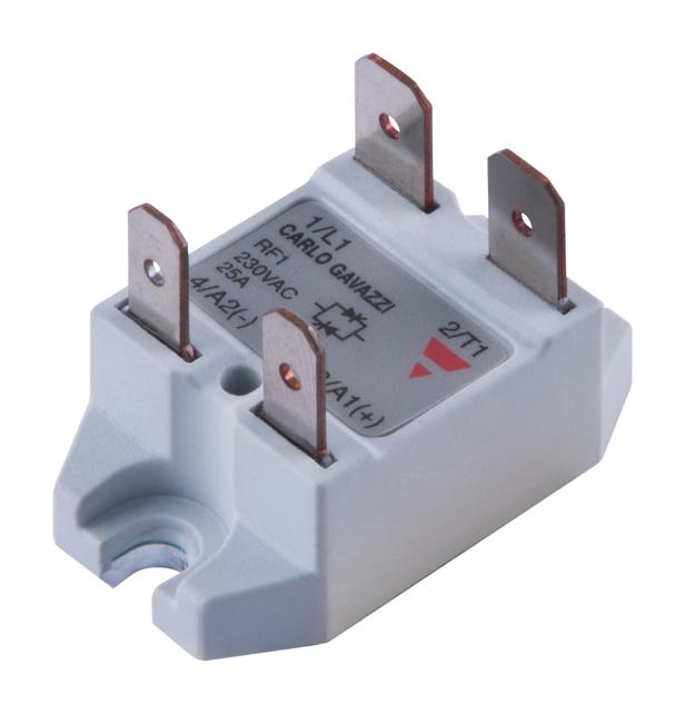 RF1A23L25 SOLID STATE RELAY, 24VAC-280VAC, 25A CARLO GAVAZZI