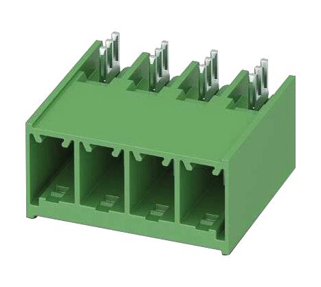 PC 6/ 4-GU-7,62 TERMINAL BLOCK, HEADER, 4POS, 41A PHOENIX CONTACT