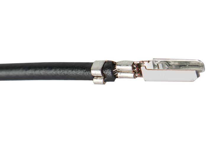 215710-1123 CABLE ASSY, CRIMP PIN-PIN, 225MM, BLACK MOLEX