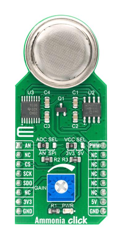MIKROE-4151 AMMONIA CLICK BOARD MIKROELEKTRONIKA