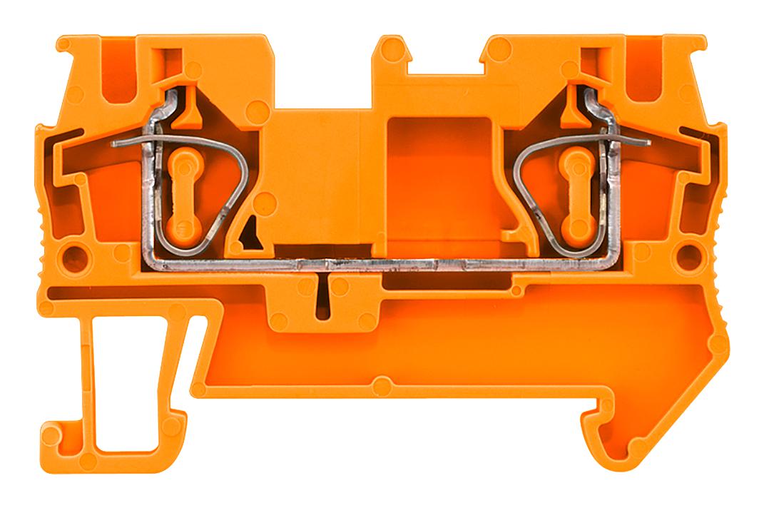 8WH2000-0AG04 DINRAIL TERMINAL BLOCK, 2WAY, 10AWG, ORG SIEMENS