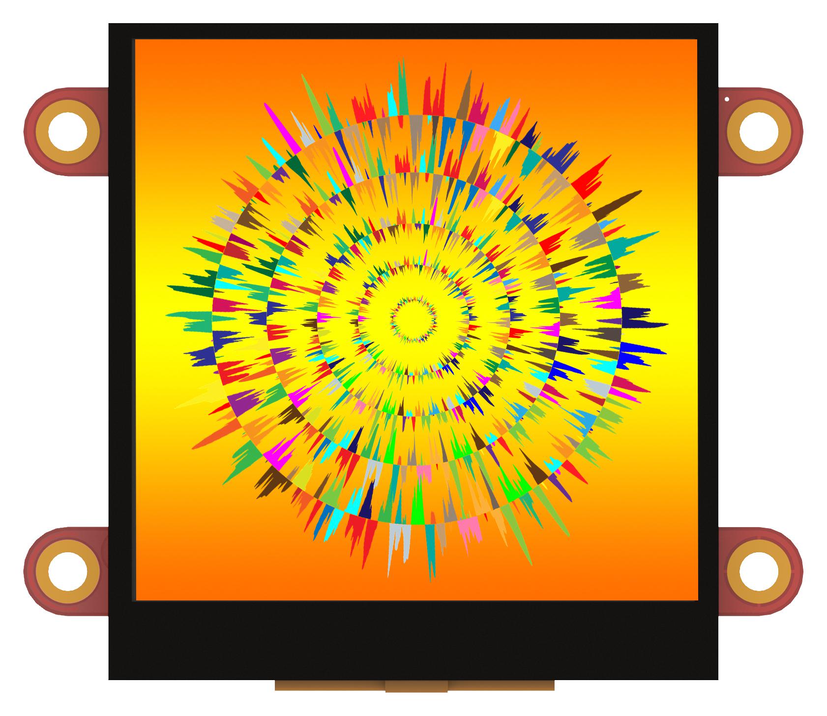 PIXXILCD-25P4-CTP HMI PANEL, LCD TFT, 240X240P, 280CD/M2 4D SYSTEMS