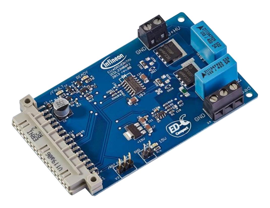 EVAL2EDL23N06PJTOBO1 EVALUATION BOARD, MOSFET GATE DRIVER INFINEON