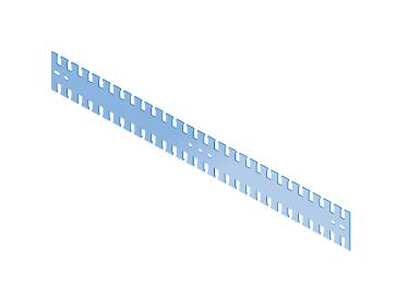 8MF4932 SERRATED BAR, Z SHAPE, 600MM SIEMENS