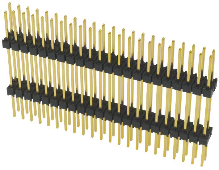 EW-50-12-L-S-500 STACKING CONN, HEADER, 50POS, 1ROW SAMTEC