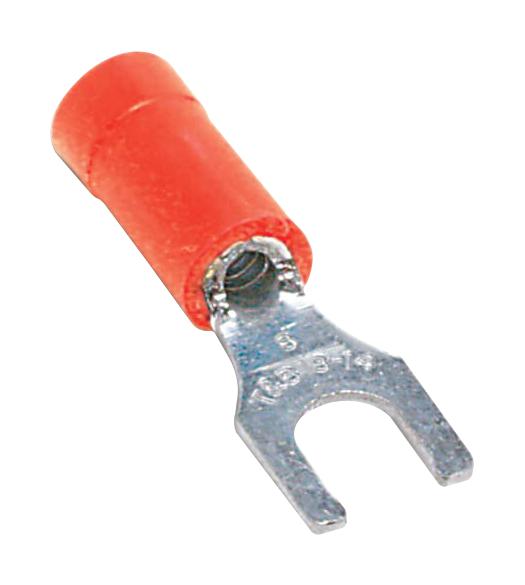 7TAI029460R0031 CRIMP TERMINAL, FORK, #8, 16AWG, RED ABB