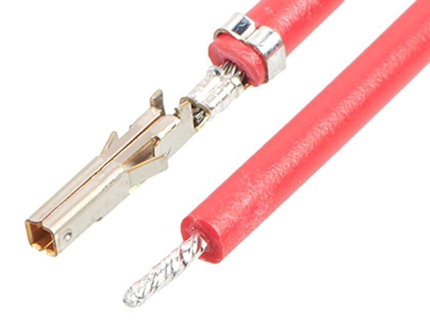 215341-2201 CABLE ASSY, CRIMP SKT-FREE END, 75MM MOLEX