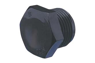 7TCA296220R0430 STOPPING PLUG, NYLON 6.6, M32, GREY ABB