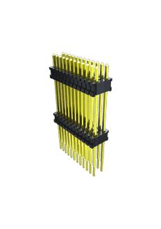 DWM-06-60-S-S-500 STACKING CONN, HEADER, 6POS, 1ROW SAMTEC