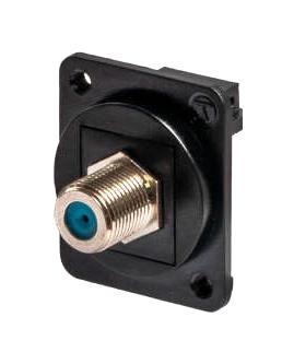 KCF3GDPM RF COAX ADAPTER, F RCPT-F RCPT, 75 OHM TUK