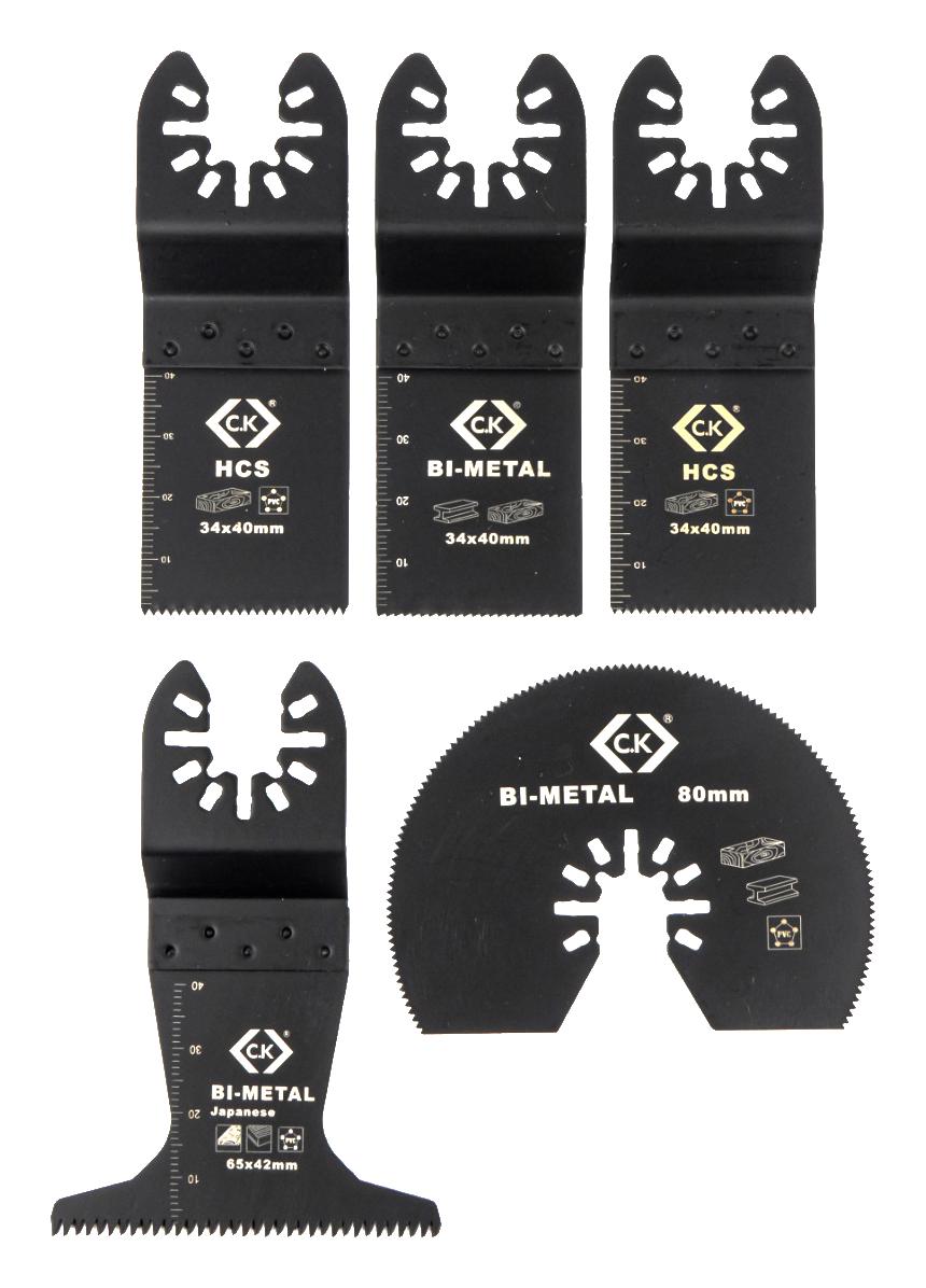 T0870 MULTITOOL BLADE SET, 5PC CK TOOLS