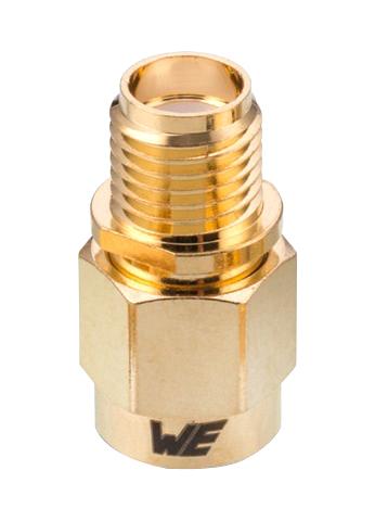 64403203111000 RF ADAPTER, SMA PLUG-SMA JACK, 50 OHM WURTH ELEKTRONIK