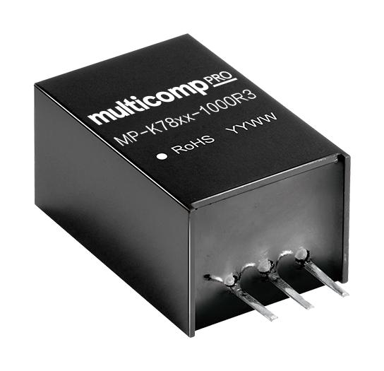 MP-K7809-1000R3 DC-DC CONVERTER, 9V, 1A MULTICOMP PRO