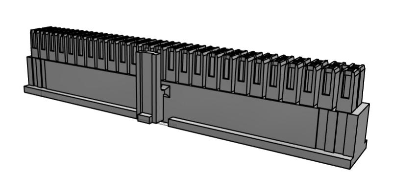 IPD1-25-D-K . CONN HOUSING, RCPT, 50POS, 2.54MM SAMTEC