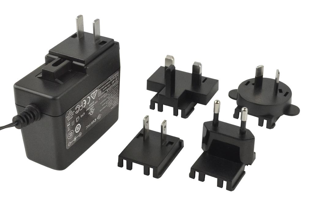 SMI18-12-V-P5R ADAPTER, AC-DC, 12V, 1.6A CUI