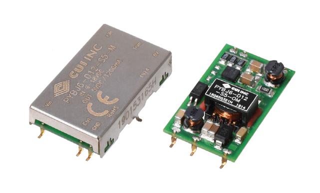 PYBJ6-D24-S12-M DC-DC CONVERTER, 12V, 0.5A CUI