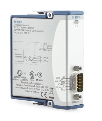 781673-01 CANOPEN INTERFACE MODULE, 1MBPS, 1 PORT NI