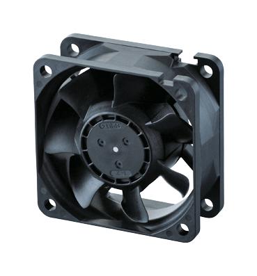 06025SA-12K-AA-D0 AXIAL FAN, 60MM, 12VDC, 14.5CFM, 17DB NMB TECHNOLOGIES