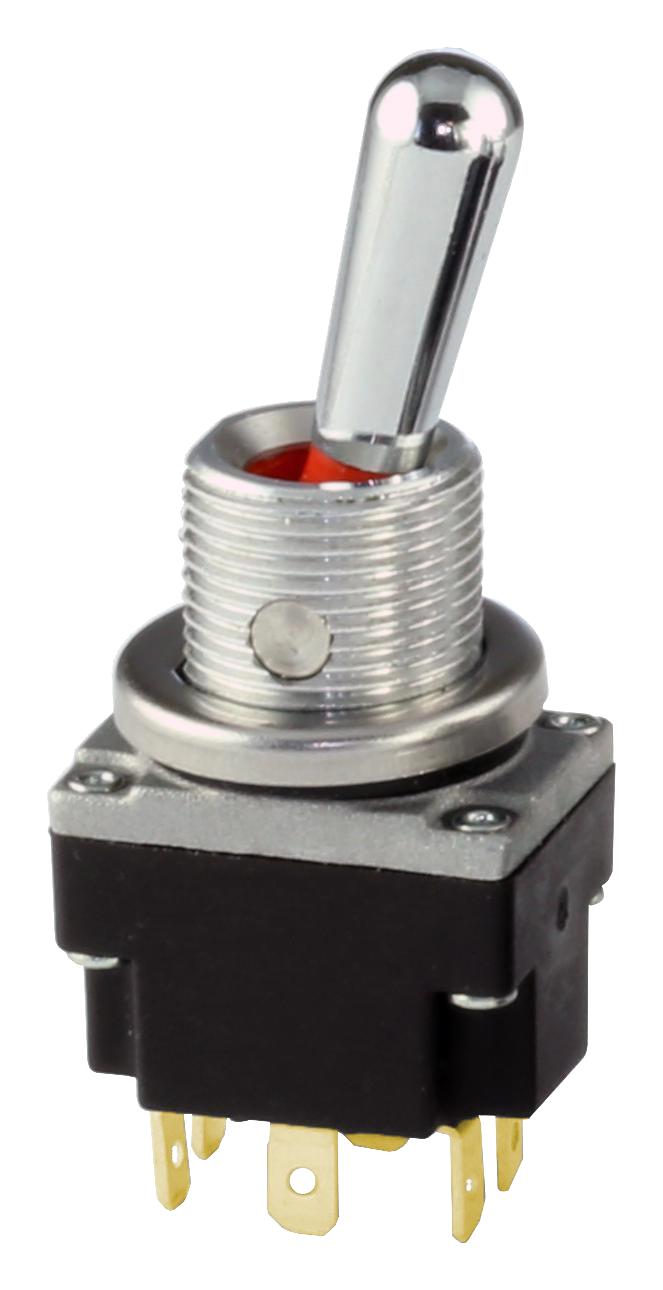 1TL1-7N TOGGLE SW, SPDT, 15A, 115VAC/28VDC/PANEL HONEYWELL