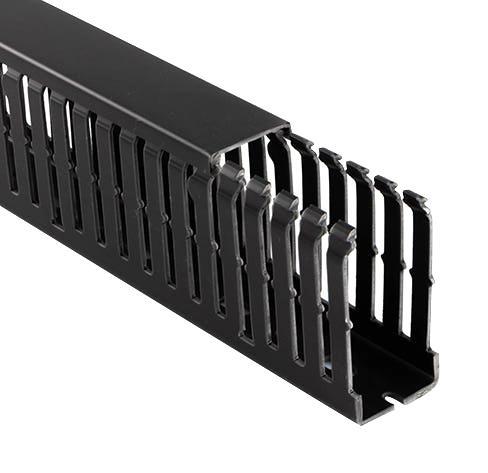 10490054Y NARROW SLOT DUCT, PVC, BLK, 75X50MM BETADUCT