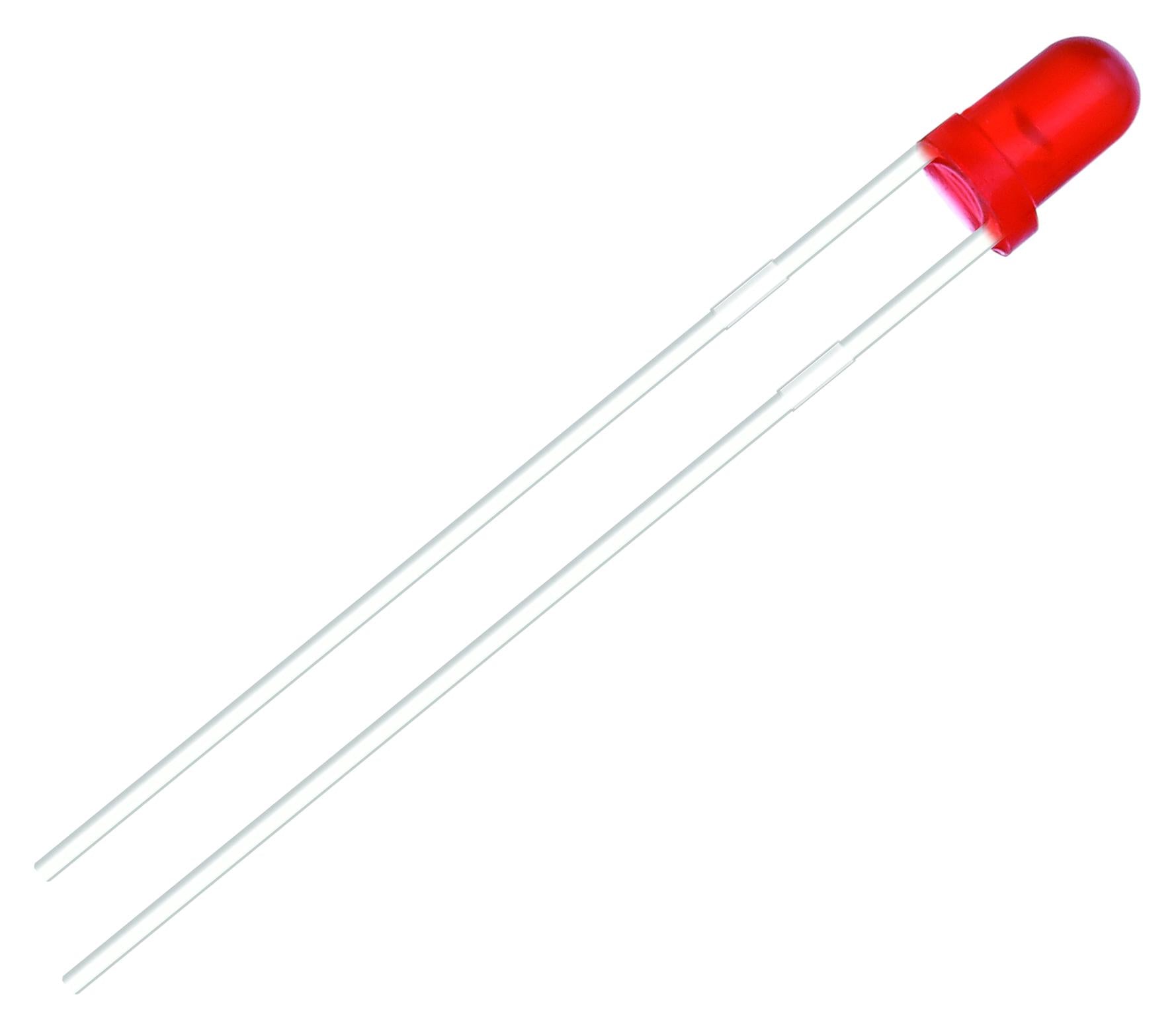 MP006833 LED, SUPER RED, 140MCD, 640NM, T-1 MULTICOMP PRO