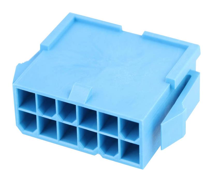 46993-1040 CONN HOUSING, PLUG, 10POS, 4.2MM, BLU MOLEX
